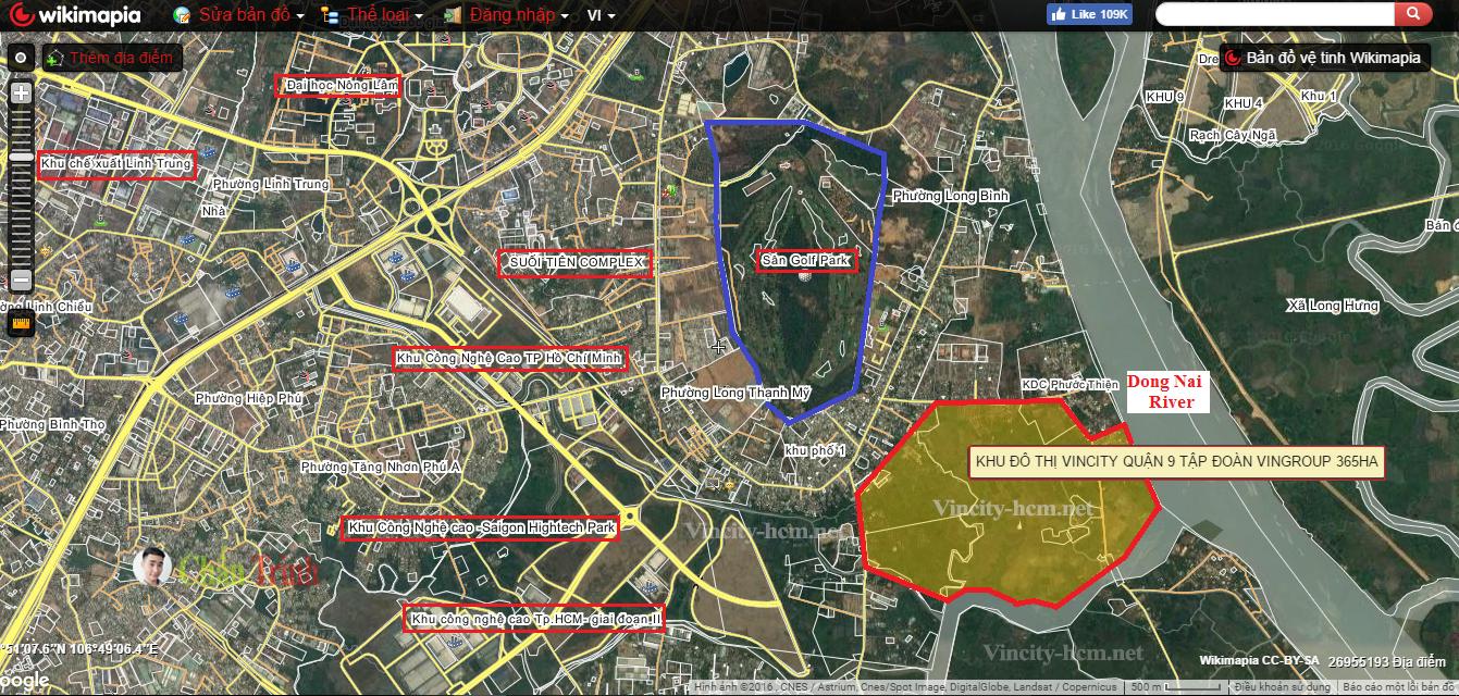 Vị trí dự án Vincity