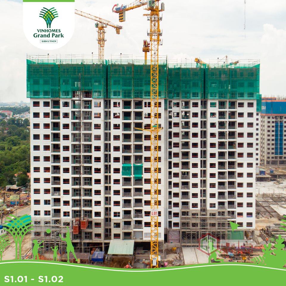 Tiến độ xây dựng tòa S101 & S102 The Rainbow- Hình 2
