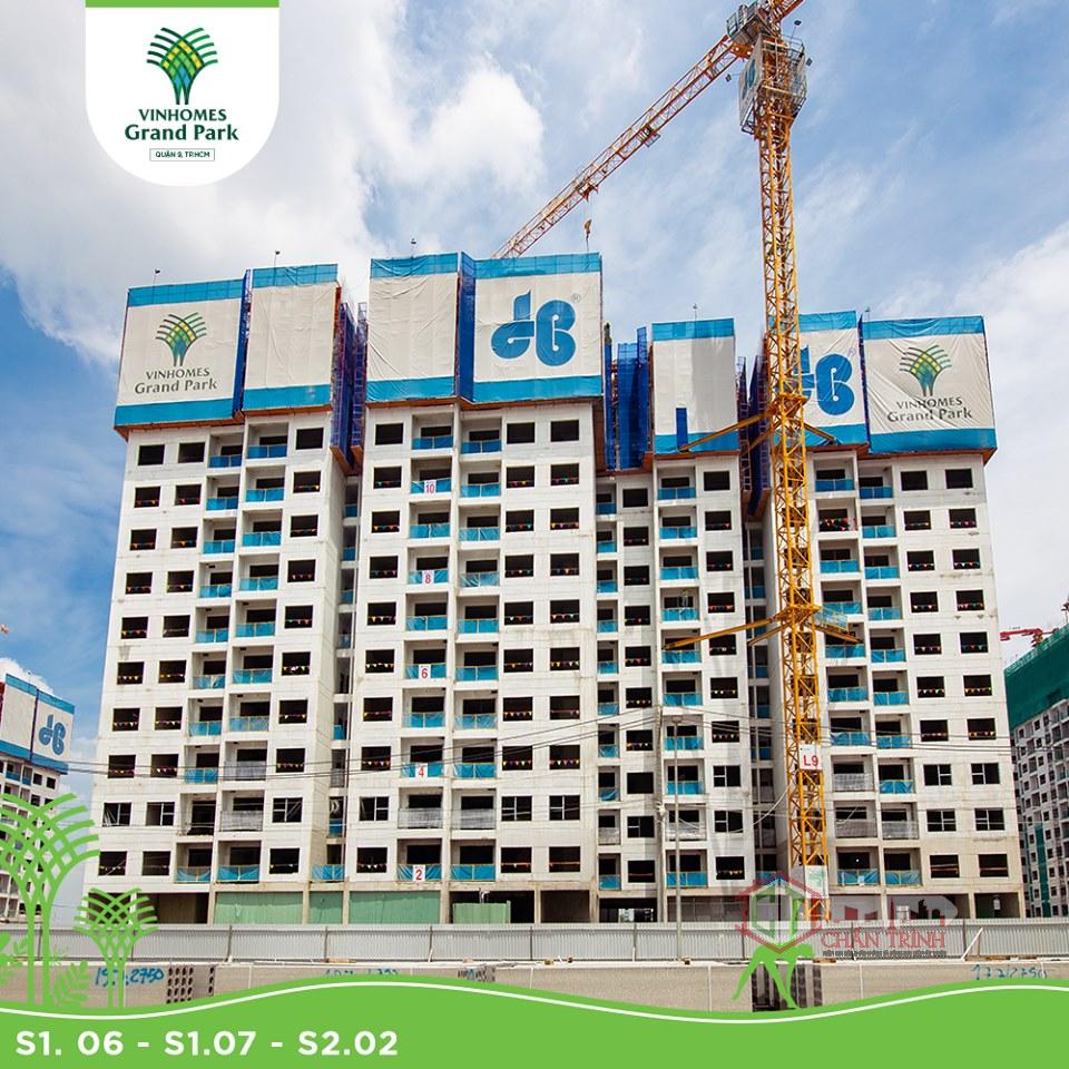 Tiến độ Các tòa S106,S107,S202