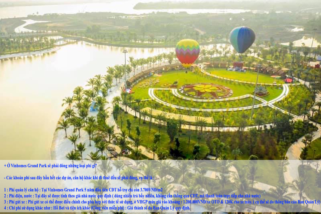 Các khoản chi phí khi ở VHGP