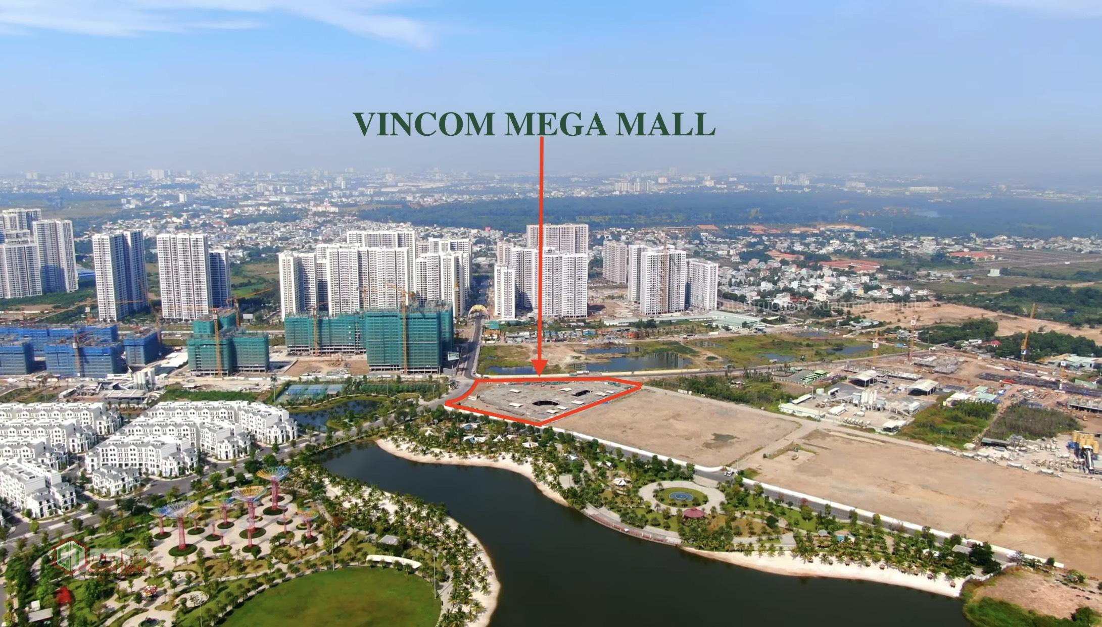 Tiến độ xây dựng Vincom Mega Mall nhìn tư trên cao - Hình xuantantruongtv